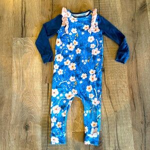 Rags Girl’s Flower Print Romper